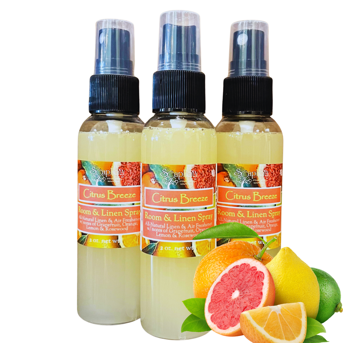 Vitruvi Grove Essential Oil Room & Linen Spray – Citrus Coast