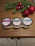 Holiday Body Butter 3-Pack – White Christmas, Sugar Plum & Gingerbread | Natural Moisturizing Gift Set