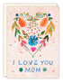 Biely & Shoaf - Floral Heart Mother's Day Card