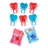 Heart-Shaped Ring Candy - Assorted Flavors