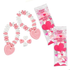 Valentines Day Bracelet Candy – Individually Wrapped Love Heart Candies