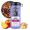 Tiesta Tea Ginger Sweet Peach Herbal Tea Canister | Ginger Peach Loose Leaf Tea | 40-50 Cups