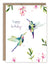 Biely & Shoaf - Hummingbirds Birthday Greeting Card