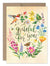 Biely & Shoaf - Grateful Hummingbird Thank You Greeting Card