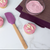 Beechwood and Silicone Succulent Spatula - Purple