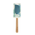 Beechwood and Silicone Succulent Spatula - Teal
