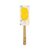 Beechwood and Silicone Honey Bee Spatula - Yellow