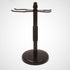 Shaving Stand for Brush and Razor - Black Gunmetal