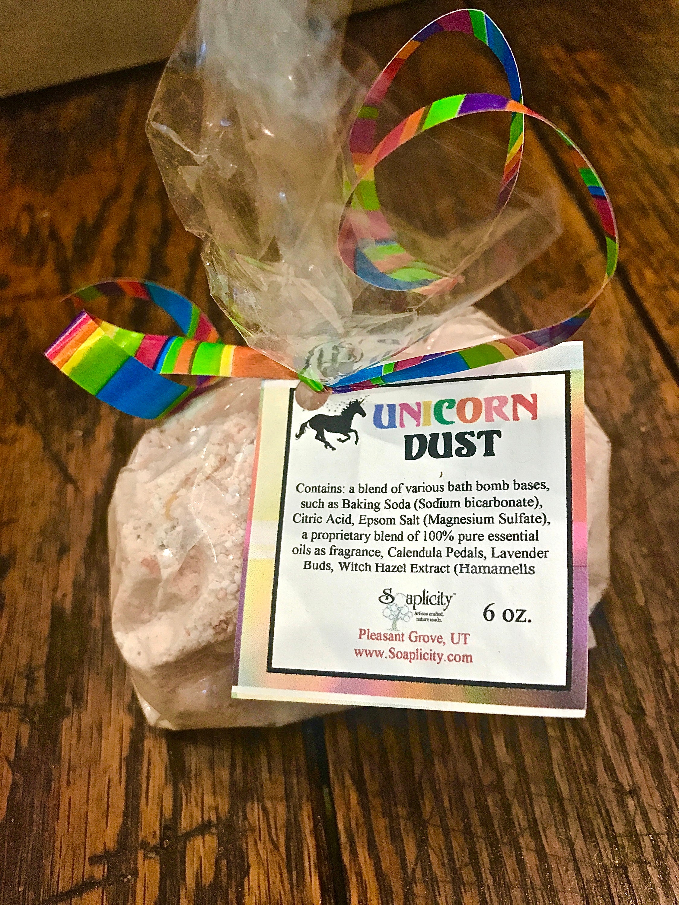 Unicorn Bath Dust, All-natural